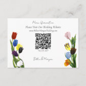 Carte D'accompagnement LGBTQ jouer Tulips Fleurs (Dos)