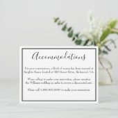 Carte D'accompagnement L'hébergement classique (Debout devant)