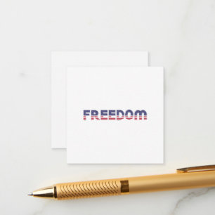 Carte D'accompagnement Liberté drapeau américain pour patriotique et libe