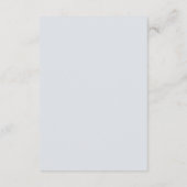 Carte D'accompagnement Light Blue Luxe | QR Code Wedding Guest Details (Dos)