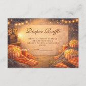 Carte D'accompagnement Lights Camera Baby Shower Diapper Raffle (Devant)