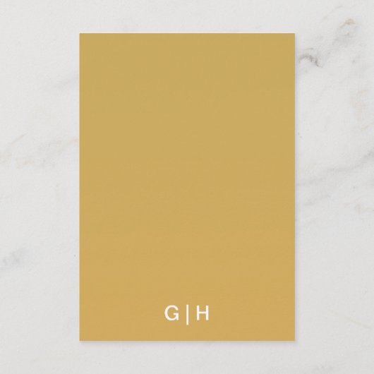 Carte D'accompagnement Lignes mariages Gold White Wavy Élégantes minimali (Dos)