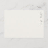 Carte D'accompagnement Lilac Succulent Eucalyptus Faune Réception de mari (Dos)