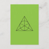 Carte D'accompagnement Lime Green Abstract Wallpaper | Minimal Design (Devant)