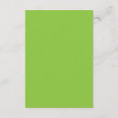 Carte D'accompagnement Lime Green Abstract Wallpaper | Minimal Design (Dos)
