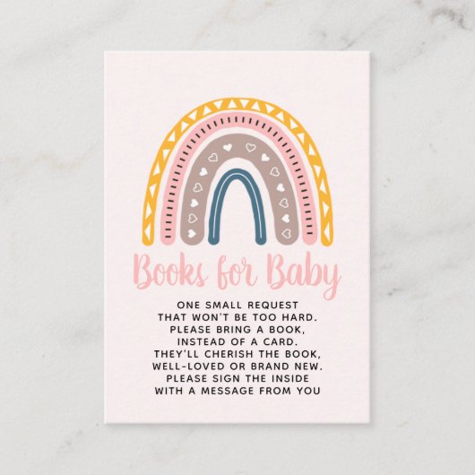 Carte D'accompagnement Lindo Arcoiris Boho Acuarela Multicolor (Devant)