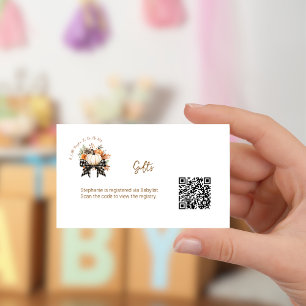 Carte D'accompagnement Liste de cadeaux pour la fête prénatale de Little
