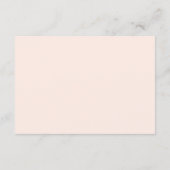 Carte D'accompagnement Liste de mariage café (Dos)