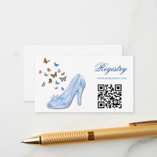 Carte D'accompagnement Liste de mariage de la princesse de conte de fées 