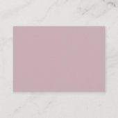 Carte D'accompagnement Liste de mariage Wildflower (Dos)