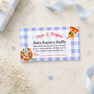 Carte D'accompagnement Liste de naissance pour une Baby Shower Fille au t