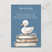 Littl Goose Book Request Card – Goose Baby Shower