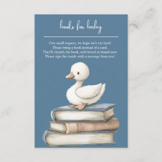 Carte D'accompagnement Littl Goose Book Request Card – Goose Baby Shower
