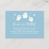 Carte D'accompagnement Little Boo Blue Boy Halloween Livres pour bébé (Devant)