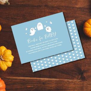 Carte D'accompagnement Little Boo Blue Boy Halloween Livres pour bébé
