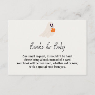 Carte D'accompagnement Little Boo Est Presque Prête Fête Prénatale d'Hall