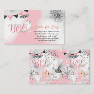 Carte D'accompagnement Little Boo Ghost Girl Baby shower Livres pour bébé