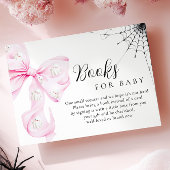 Carte D'accompagnement Little Boo PINK Bow Baby shower Livres pour bébé