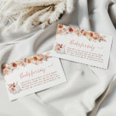 Carte D'accompagnement Little Citrouille Fall Floral Livres pour bébé