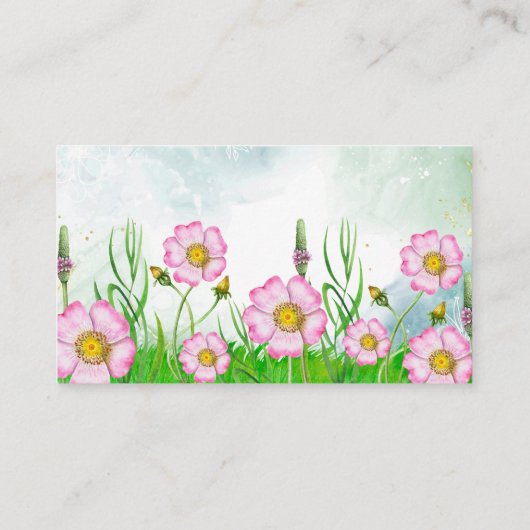 Carte D'accompagnement Little Fleur sauvage Is On The Way livres pour le  (Dos)