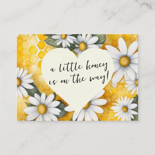 Carte D'accompagnement Little Honey Bee Comb Daisy Spring Livres Pour Béb (Dos)