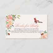 Carte D'accompagnement Little Lady Ladybug Rose demande de Baby shower (Devant)