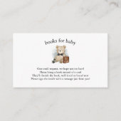 Carte D'accompagnement Little Man est sur le chemin Baby showers Livres p (Devant)