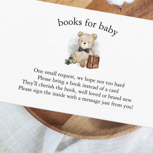 Carte D'accompagnement Little Man est sur le chemin Baby showers Livres p