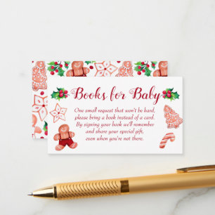 Carte D'accompagnement Little Man Gingerbread Baby showers Livres pour bé