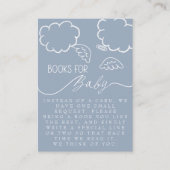 Carte D'accompagnement Little Piece of Heaven Blue Books For Baby (Devant)
