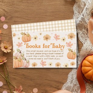 Carte D'accompagnement Little Pumpkin Books Pour Bébé Fête Prénatale d'Au