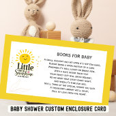 Carte D'accompagnement Little Ray of Sunshine Parties scintillant Baby sh