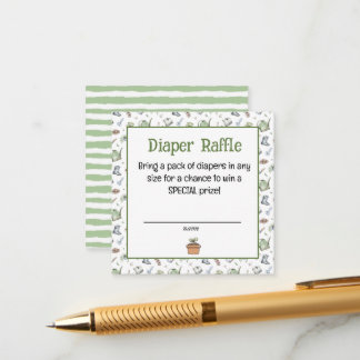 Carte D'accompagnement Little Sprout Books for Baby Diaper Raffle