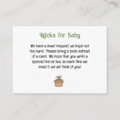 Carte D'accompagnement Little Sprout Books for Baby Horizontal Card (Devant)