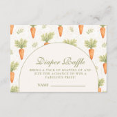 Carte D'accompagnement Little Sprout Rustic Garden Diapper Raffle (Devant)