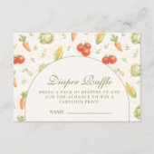 Carte D'accompagnement Little Sprout Whimsical Garden Diapper Raffle (Devant)
