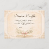 Carte D'accompagnement Little Story Begins Diapper Raffle (Devant)