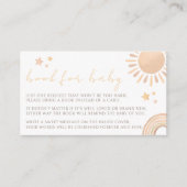 Carte D'accompagnement Little Sunshine arc-en-ciel Livre de soleil pour l (Devant)