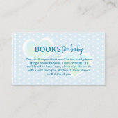 Carte D'accompagnement Little Sweetheart Blue Baby shower Livres pour béb (Devant)