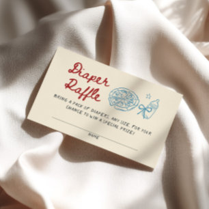 Carte D'accompagnement Livraison spéciale Pizza Baby Shower Tirage de Cou