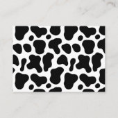 Carte D'accompagnement Livre d'aquarelle de vache pour bébé (Dos)