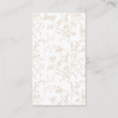 Carte D'accompagnement Livre de Baby shower Neutral Bow (Dos)