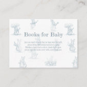 Carte D'accompagnement Livre de bébé Pierre le Petit Lapin de conte de fé (Devant)