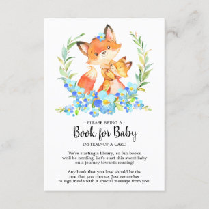 Carte D'accompagnement Livre de douche Maman & Baby Fox pour Baby Card