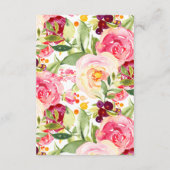 Carte D'accompagnement Livre de douche pour bébé maman & bébé éléphant po (Dos)