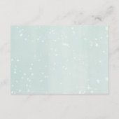 Carte D'accompagnement Livre d'hiver pour bébé genre neutre demande de li (Dos)