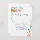 Carte D'accompagnement Livre nautique pour bébé (Devant / Derrière)