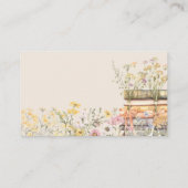 Carte D'accompagnement Livre Thème Fleur Sauvage Combien de Baisers Jeu d (Dos)