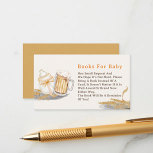 Carte D'accompagnement Livres à bières pour bébé - Bouteille de lait - Ca