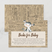 Carte D'accompagnement Livres à la ferme pour bébé (Devant / Derrière)